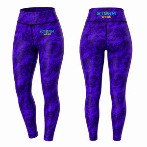 Leggings imprimés sur toute la surface, dernier design, sublimation, haute performance, respirants, taille haute, extensibles, leggings de compression - Product Image 3