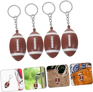 Top Trendy Product <b>Custom</b> Rugby Ball Metal Keychain, Premium Sports <b>Key</b> <b>Ring</b> for Fans, Teams, Gifts & Promotions - Product Image 3