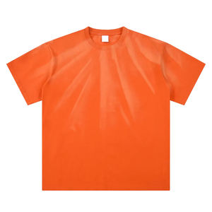 Camiseta de Hombre Oversize con Efecto Degradado y Desgastado, de Alta Calidad, Súper Suave, 260GSM, Estilo Snow Faded, Personalizable - ¡Producto Estrella! - Product Image 5