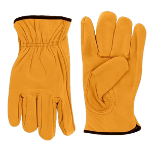 High Protective Premium Cowhide Grain Leather <b>Driver</b> Safety <b>Gloves</b> Industrial Work Driving Fireproof Anti-Static Anti-Slip - Product Image 3