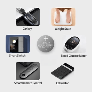 5-50x batteria al litio CR2032 CR 2032 BR2032 DL2032 blocco cellulare orologio 3V - Product Image 5