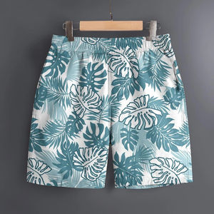 Shorts de Playa para Hombre con Estampado 3D de Plantas Hawaianas, Secado Rápido, Casuales, Deportivos, de Verano, a la Moda - Product Image 5