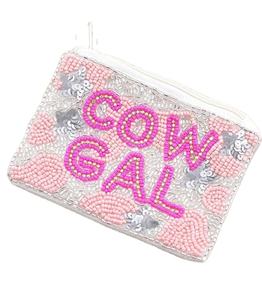 Cartera pequeña con bordado de cuentas de vaquera artesanal única COWGAL elegante y hermosa elección elegante y de moda de Hiba Enterprises - Product Image 1