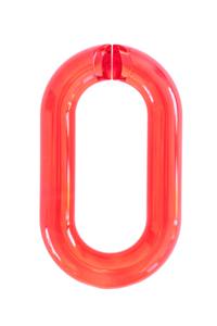 Transparent Open wall Chain Buckle Diy Jewelry Acrylic <b>Plastic</b> Cuban Link Chain for wall decoration - Product Image 3