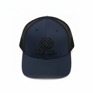 Gorra de Béisbol Personalizada OEM 2026 con Logotipo Bordado en 3D, Naranja y Negra, de Malla, Tipo Trucker, Ajustable, Proveedor - Product Image 4