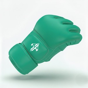 Gants de boxe pour hommes adultes de haute qualité, fermeture personnalisée, matériau en cuir PU, avec lacets, légers, logo personnalisé - Product Image 2