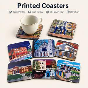 Printed Eco-Friendly Japan Brand Custom <b>Ceramic</b> Cork Paper MDF <b>Coasters</b> Logo Wholesale OEM Factory Promotional Gifts Low MOQ - Product Image 1