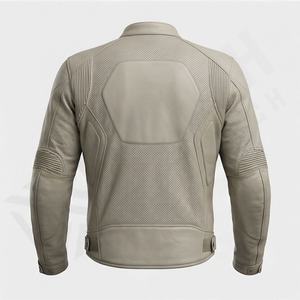 Veste de moto en cuir véritable pour homme de qualité supérieure, nouvelle arrivée, vestes de moto d'hiver, protections amovibles, personnalisables - Product Image 2