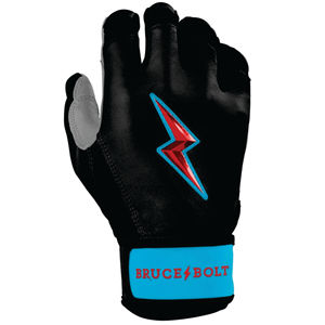 Gants de frappeur de baseball Bruce Bolt avec logo personnalisé, pour jeunes enfants, en cuir véritable Kip optimal, pour l'extérieur, main droite, manchette courte - Product Image 5
