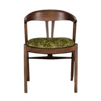 Mobilier de chaise en bois de teck de restaurant de qualité minimaliste, design élégant, confort de salle à manger chic