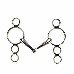 Stainless Steel Horse Bit With <b>Roller</b> Sliding <b>Joint</b> Equestrian Bridle Bit High Quality Easy Install Customizable Tack Bit - Product Image 1