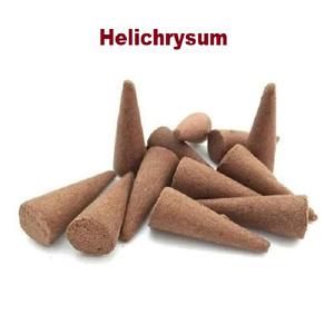 Conos de incienso de la mejor marca en marrón, suministro al por mayor de conos naturales de Helichrysum hechos de madera - Product Image 1