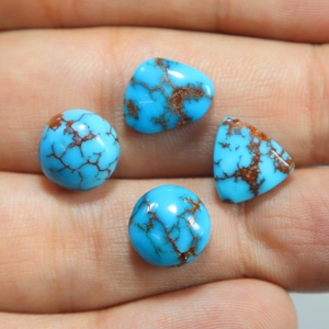 Turquesa Natural de Arizona, Cabujón de Turquesa Azul, Gemas Sueltas de Formas Variadas para la Elaboración de Joyas - Product Image 3