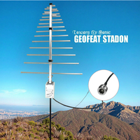 Antenne directionnelle à gain élevé à large fréquence 300-1500MHz Fishbone Yagi Antenne