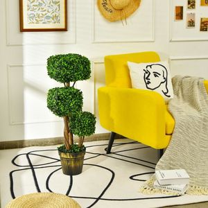 Albero Artificiale di Bosso da 36 Pollici con Protezione UV per Interni ed Esterni - Product Image 2