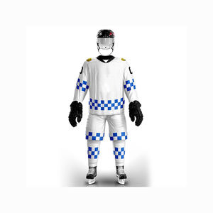 Uniformes de hockey sur glace professionnels personnalisables, confortables et durables en polyester, maillots d'équipe pour jeunes avec service OEM disponible - Product Image 1