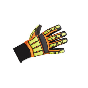 Gants de travail pour mécaniciens, haute performance, en cuir synthétique renforcé, paire de gants de sécurité industriels en caoutchouc latex, résistants à la chaleur - Product Image 3