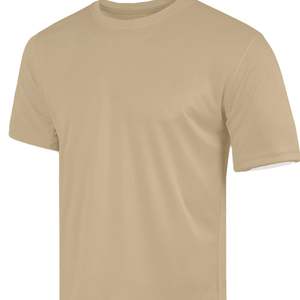 Camisetas personalizadas 100% algodón para hombre, corte regular, manga corta, secado rápido frontal, anti-UV, transpirables, fabricante OEM ODM, ropa urbana. - Product Image 1