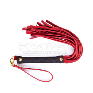 Flogger de Cuero Premium, Construcción de Cuero de Primera Calidad, Tiras Suaves, Agarre Fuerte, Fácil Manejo Diario - Product Image 5