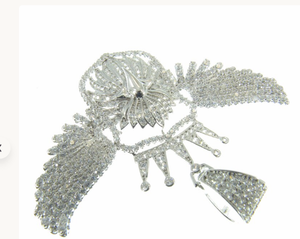 Pendentif Aigle Iced Out avec Diamants Moissanite, Breloque de Bijoux Iced Out, Pendentif de Luxe en Gros - Product Image 6