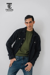 Chaqueta de Camarero de Manga Larga para Hombre, Nueva Moda de Invierno, Camisas de Cocinero para Barbacoa, Panadería, Restaurante, Bar, Chaqueta Vaquera de Invierno para Hombre - Product Image 6