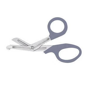 Ciseaux de traumatologie pour infirmières, set d'instruments de 5,5 pouces, gris, en acier inoxydable de qualité allemande, pour premiers secours médicaux d'urgence - Product Image 6