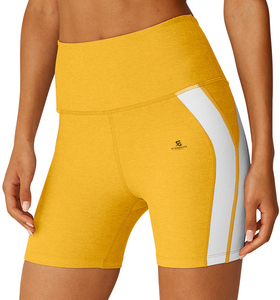 Shorts de sport pour femmes de haute qualité, motif écossais, en Spandex et Nylon, respirants, séchage rapide, pour la course et le yoga, collection été 2026 - Product Image 2