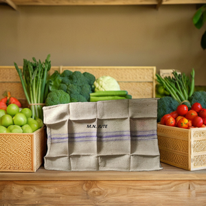 100% Bolsas de fibra de yute de grado alimenticio BTWILL Se aceptan pedidos personalizados 48 \ "x28 \" Embalaje textil agrícola para serigrafía STD - Product Image 1