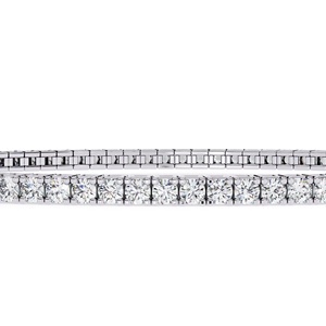 Pulsera de Diamantes Cultivados en Laboratorio de Corte Redondo de Alta Calidad, Oro Sólido de 14K IGI para Boda o Compromiso, OEM/ODM Disponible - Product Image 2