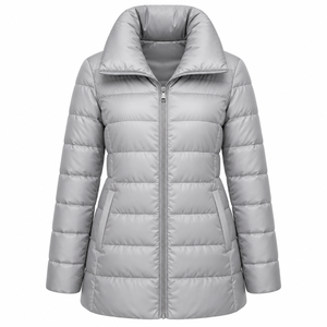 Chaquetas Acolchadas de Invierno para Niñas, Chaquetas Largas de Plumas para Mujer, Tallas Grandes, Precio al por Mayor, OEM - Product Image 1