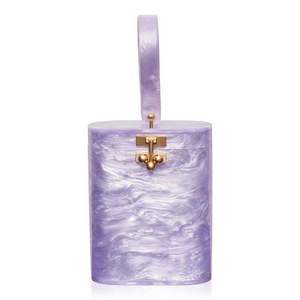 Pochette de soirée en résine artisanale de luxe pour femmes, décoration de table pour mariage et fête - Product Image 4