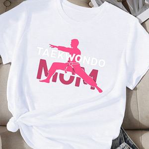Camiseta de mujer TAEKWONDO MOM con silueta - Product Image 1