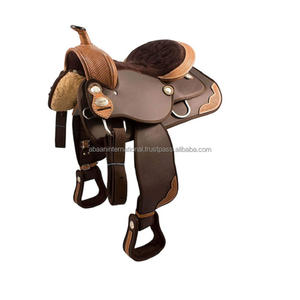 Étriers de selle occidentale cheval, ensemble complet de haute qualité, avec revêtement en cuir, étrier, disponible en vente en gros - Product Image 2