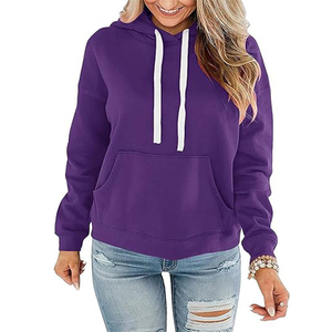 Sweat-shirt à capuche décontracté en coton pur, taille ample, adapté aux hommes et aux femmes, design unisexe - Product Image 1