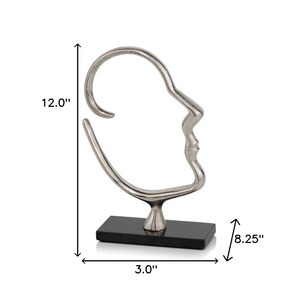 Modern Abstract Sculpture Artistic Tabletop <b>Decor</b> Irregular Shape Handmade Design for Living Room - Product Image 1