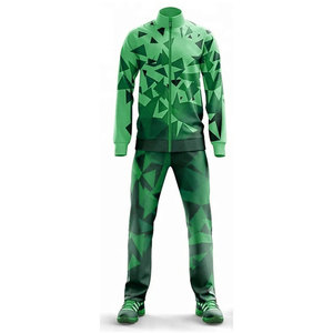Customized Sublimation Men's Winter Casual Solid <b>Track</b> <b>Suit</b> Custom Color Zipper Breathable Plus Size Lightweight 100% Cotton - Product Image 4