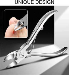 Alicates para Uñas Encarnadas de 12mm, Punta Curva Segura y Estrecha, Hoja Afilada, para Uñas Gruesas, Acero Inoxidable, Pedicura de Precisión para Pies y Dedos - Product Image 3