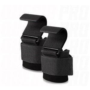 Service OEM Fournisseur – Nouveaux crochets de musculation noirs extra-résistants avec support de poignet robuste pour soulever des poids lourds et des deadlifts - Product Image 1