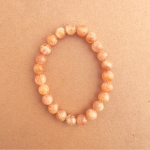 Natural Brown Sunstone <b>Bracelet</b> Sunstone <b>Beaded</b> <b>Bracelet</b> For Healing Reiki Energy Jewelry Wholesale 8mm - Product Image 5