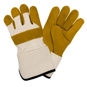 Guantes de Seguridad de Cuero JNM SAFETY JNM-1246, Resistentes al Calor/Antideslizantes, Resistentes a Desgarros, Duraderos, 11 oz de Grosor, 26 cm de Longitud, Sin Polvo - Product Image 3