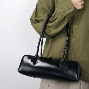 Women Genuine <b>Leather</b> ladies <b>Bag</b> With Adjustable Strap Solid Color Luxury Daily Use Hasps Closure <b>Soft</b> Handle Durable - Product Image 3