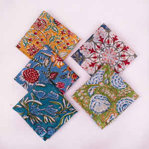 Pañuelo Bandana Estampado a Mano, Ecológico, Artesanal de Jaipur, para Cabeza y Cuello, Lujoso, de Algodón, Étnico, para Mujer, para las Cuatro Estaciones - Product Image 2