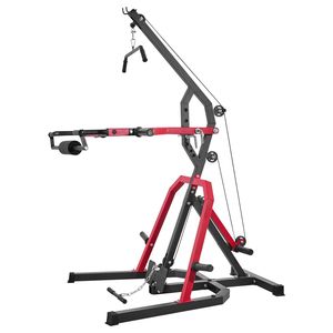 Sistema de Gimnasio en Casa para Entrenamiento de Fuerza, Máquina 2 en 1 para Remo LAT, Sentadillas, Peso Muerto y Press de Banca - Product Image 1