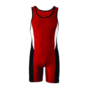 Men's Black Wrestling Singlet Fitted Spandex Nylon Stretch <b>Athletic</b> Wear for Adults Sports Apparel - Product Image 6
