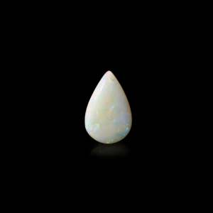 Natural Larimar and Amber Cabochon Loose Gemstone-3.84 Ct High Quality Pear and Oval Cut for Fine Jewelry - Product Image 1
