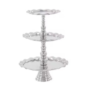 Restaurant Use Metal Cake Stand Cake Display Stand Dessert Serving Tray Party Table Decoration - Product Image 3