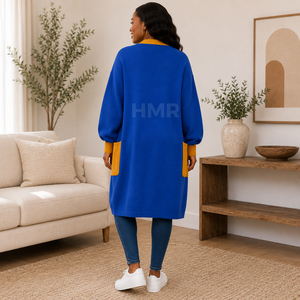 HMR Sisterhood Sorority, cardigan long en acrylique pour femmes, tricot à manches longues, cardigan pour femmes - Product Image 4