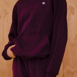 เสื้อฮู้ดดี้ผู้หญิงไซส์ใหญ่ ผ้าฟลีซ น้ำหนัก 450 กรัม สไตล์สตรีทแวร์ แบบสวมหัว ไหล่ตก ระบายอากาศได้ดี รับผลิตตามแบบ OEM พร้อมสกรีนโลโก้ - Product Image 5