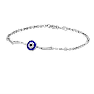 IGI Certified Lab Grown Round Diamond Charm Bracelet in 9K Yellow / White / Rose Gold - Product Image 1