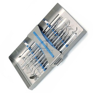 ชุดแปรงทำความสะอาดเนื้อเยื่ออ่อนสำหรับทันตกรรม CLASTY INSTRUMENTS ชุดดูแลสุขภาพช่องปาก แปรงทำความสะอาดแบบใช้ซ้ำได้ ผลิตจากเหล็ก ได้รับการรับรองมาตรฐาน CE ระดับ Class I - Product Image 2
